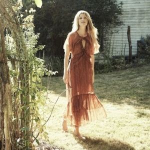 Doen Antoinette Dress - Tamarillo Prairie Paisley